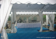 Blue Carpet Hard Extruded Aluminum Frame Custom Event TentsUV Resistant Fabric Cover
