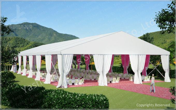 10 متر بواسطة 30 متر خيمة الحدث في الهواء الطلق سرادق لحفلات الزفاف الفاخرة تخصيص مع الشعارات