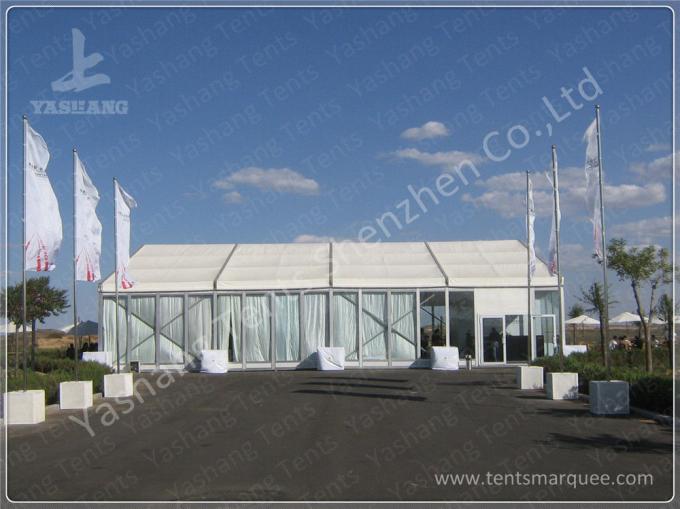 التجارية المغلقة أكشاك خيمة سرادق مع 850gsm الأبيض النسيج الأعلى غطاء